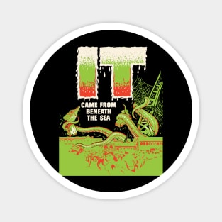 It Came From Beneath the Sea )( Cult Classic Horror Sci Fi Fan Art Magnet